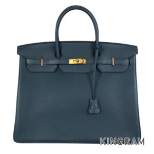 バーキン40 ブルードプリュス ゴールド金具 トゴ Y刻印