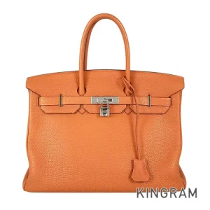 エルメス バーキン35 トゴ シルバー金具 □K刻印 2007年